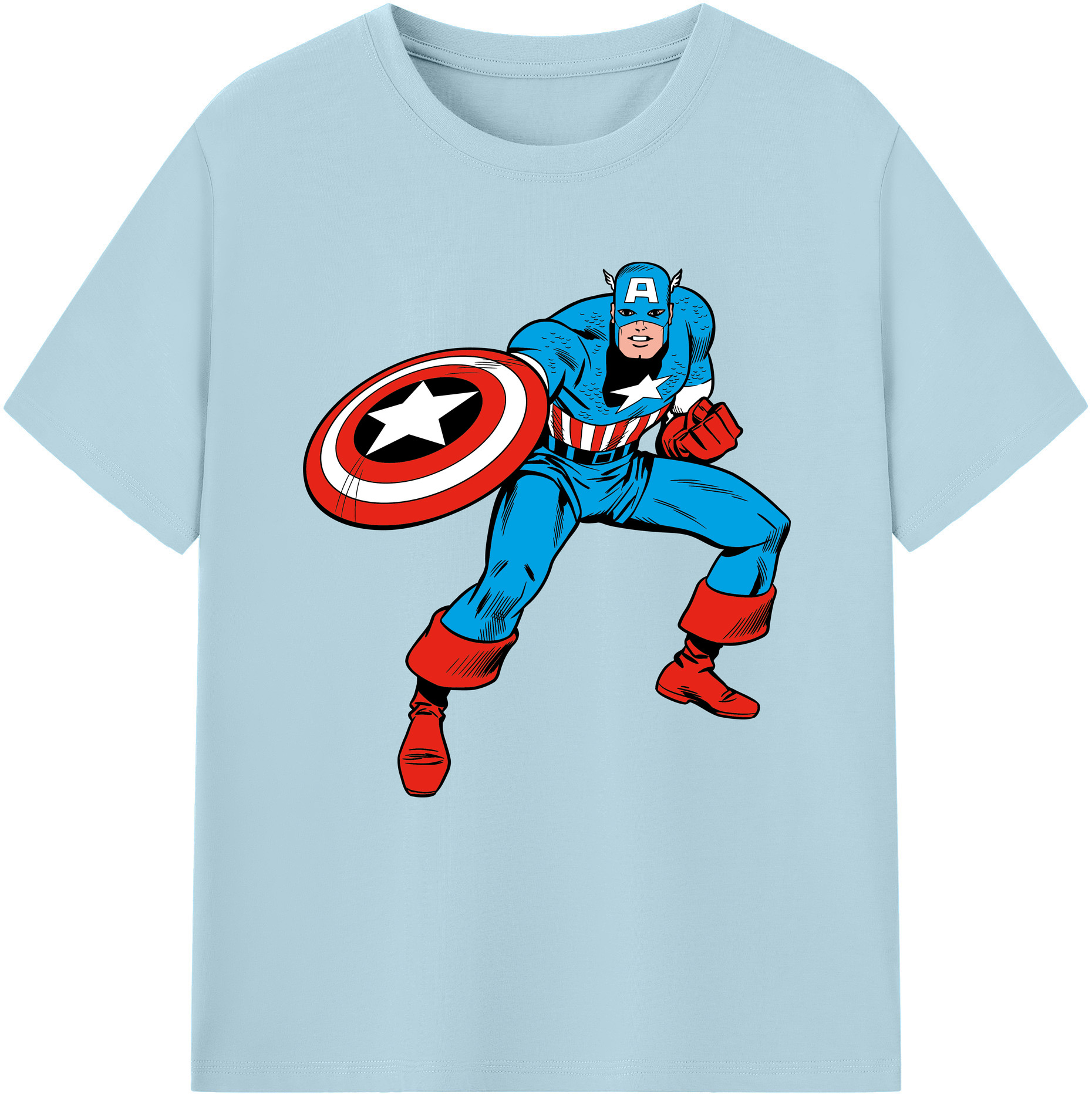 （画像用） アベンジャーズ The Avengers 綿100％半袖Tシャツ（フロントプリント）